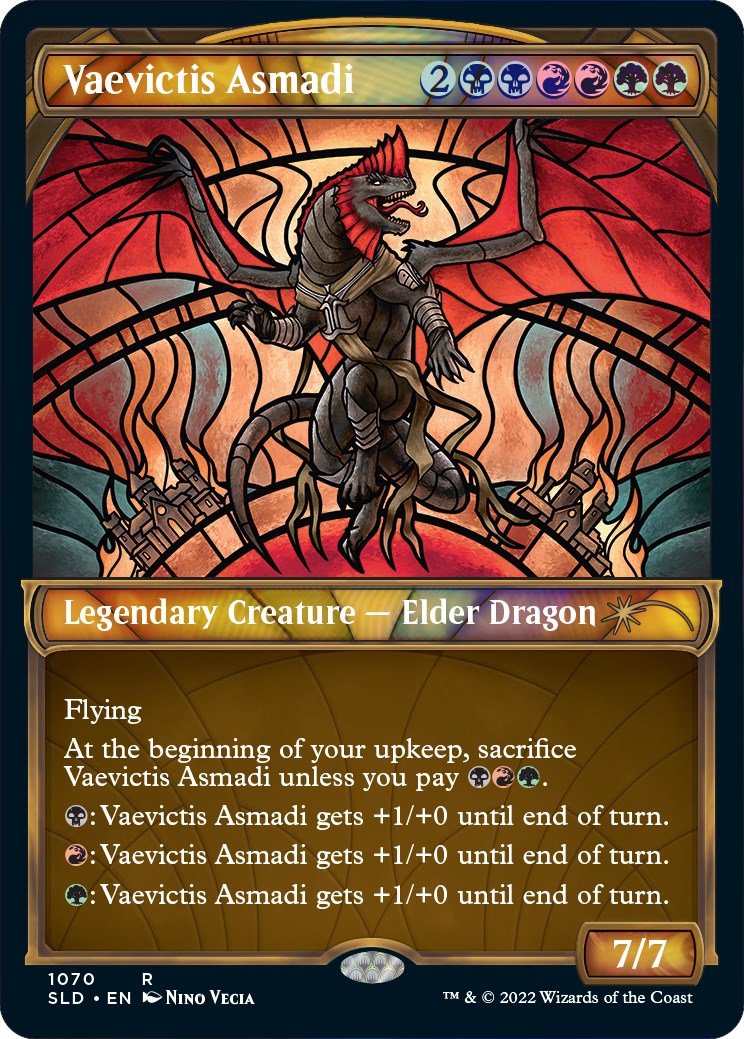 Vaevictis Asmadi (Stained Glass) (Textured Foil)