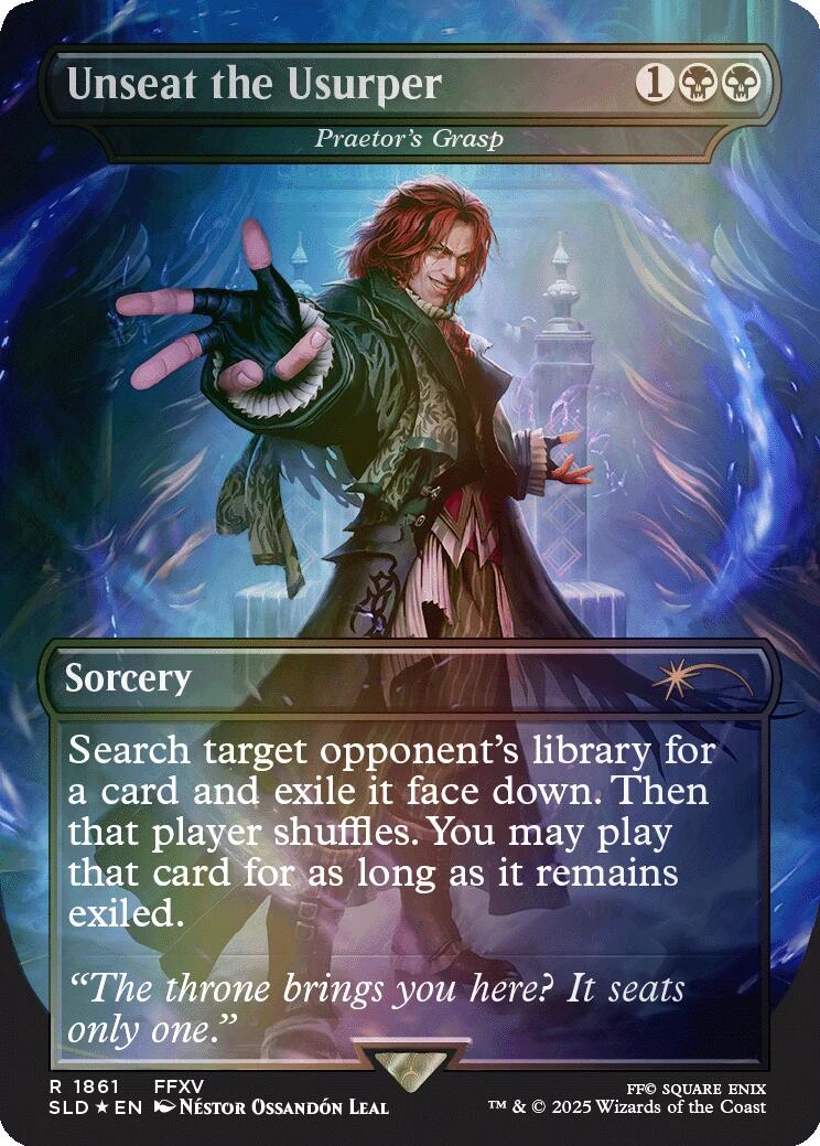 Unseat the Usurper - Praetor's Grasp (Rainbow Foil)