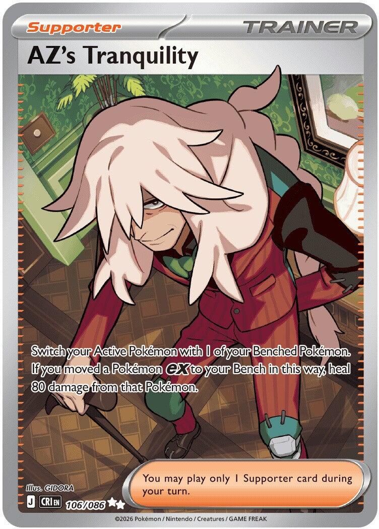 full heal pokemon card price Preorder) AZ's Tranquility - 106/086 [CRI