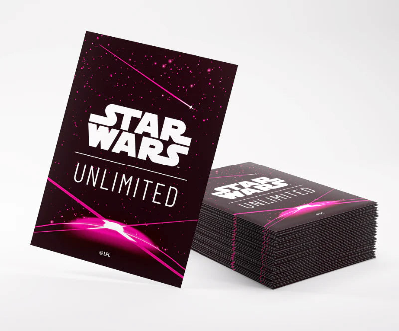 Star Wars Unlimited Premium Art Sleeves (Magenta)