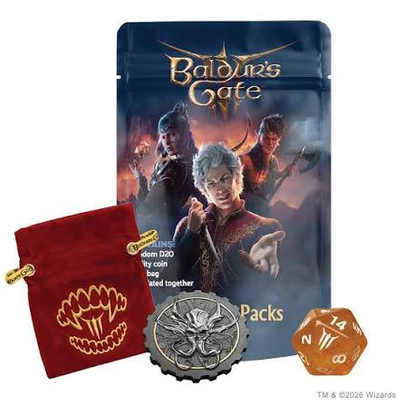 Balder’s Gate III: Treasure Pack D20 Dice