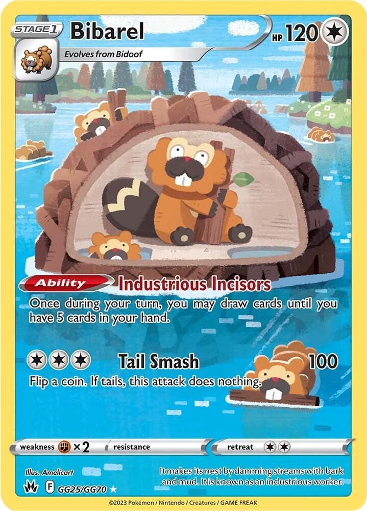 Bibarel - Crown Zenith: Galarian Gallery - Atomili Collectables