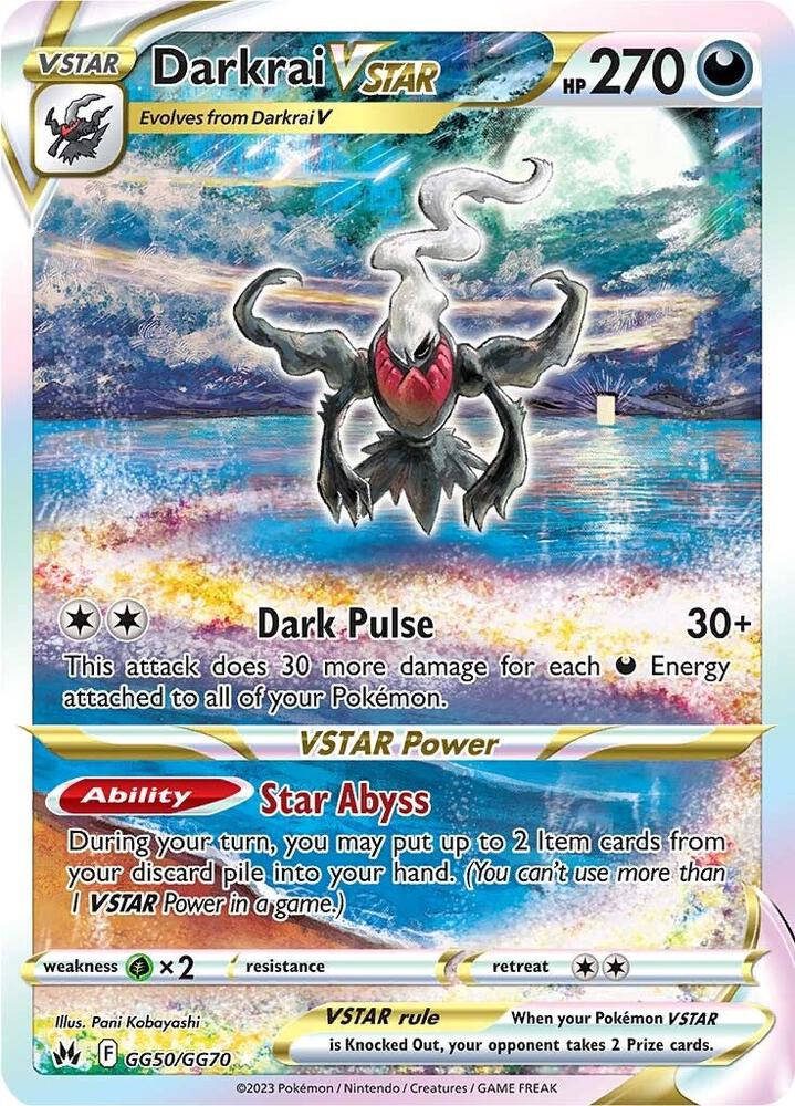 Darkrai VSTAR - Crown Zenith: Galarian Gallery - Atomili Collectables