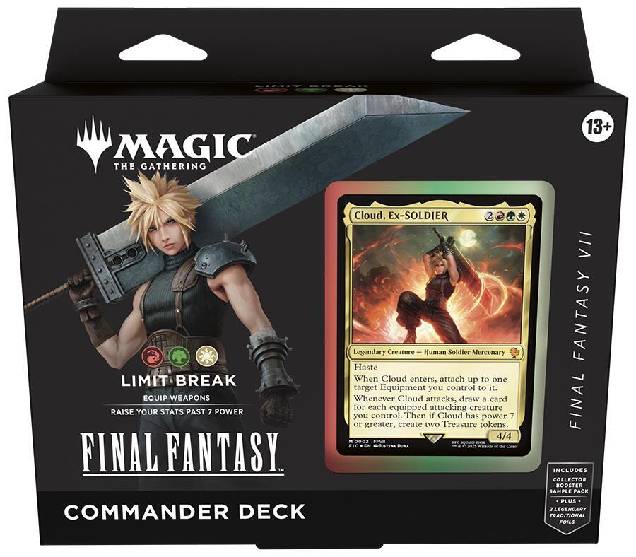 FINAL FANTASY Commander Deck - FINAL FANTASY VII Limit Break - Commander: FINAL FANTASY (FIC) - Atomili Collectables