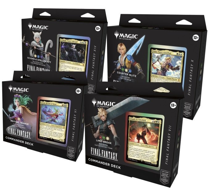 Magic the Gathering CCG: Final Fantasy Commander Deck Carton (4) - Atomili Collectables