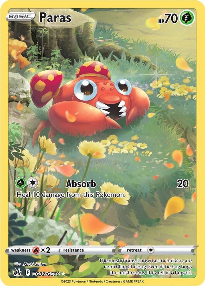 Paras - Crown Zenith: Galarian Gallery - Atomili Collectables