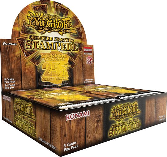 Yu - Gi - Oh! TCG: Quarter Century Stampede Booster Display (24) - Atomili Collectables