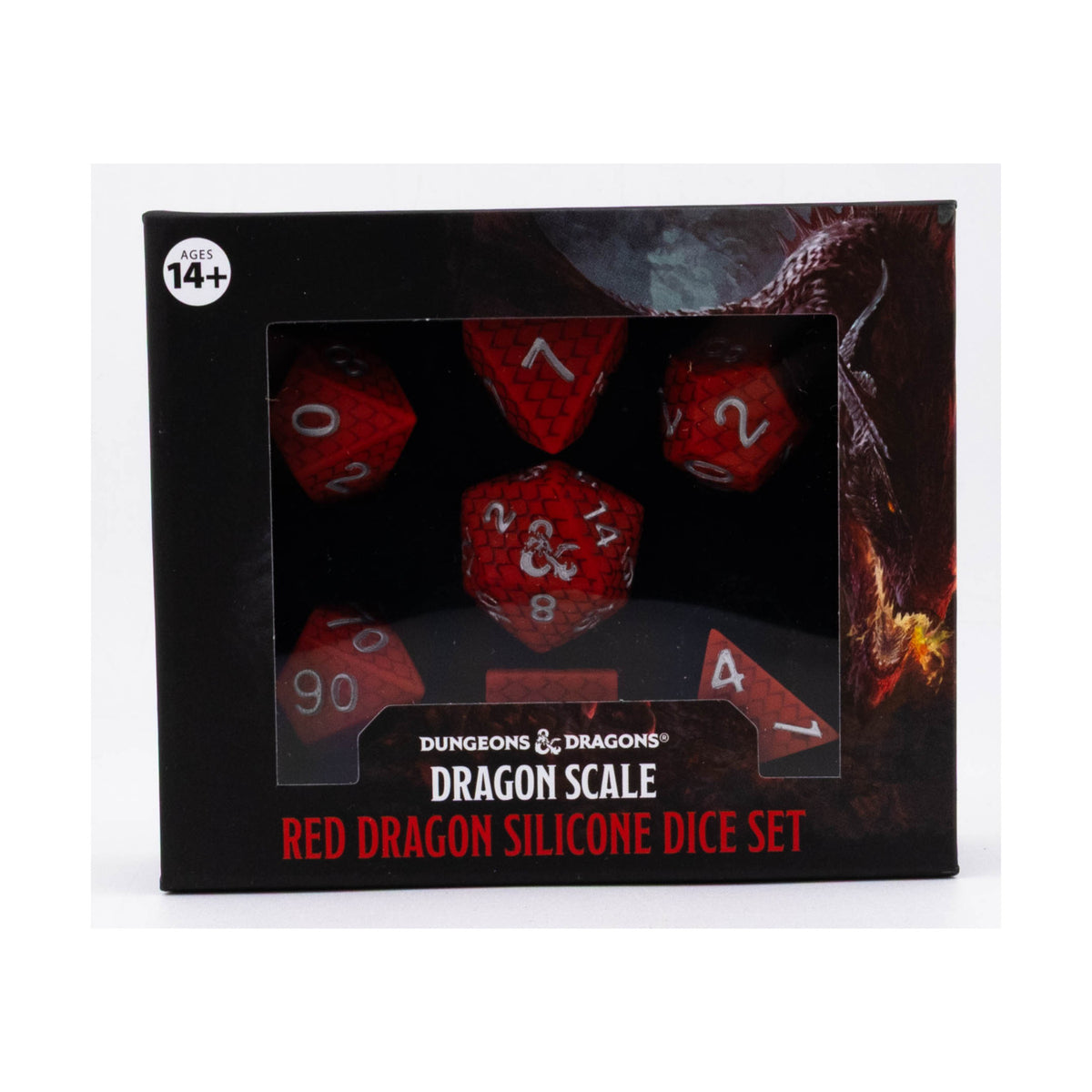 D&D Red Dragon Silicone Dice Set