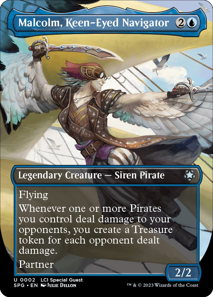 Malcolm, Keen-Eyed Navigator (Borderless)
