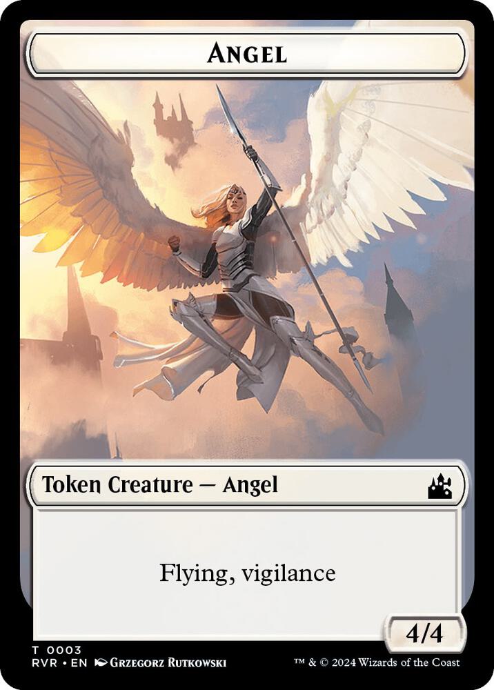 Saproling // Angel (0003) Double-Sided Token (Back)