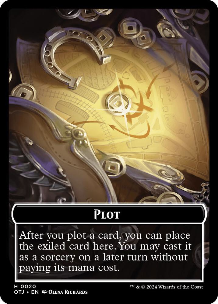 Dinosaur // Plot Double-Sided Token (Back)