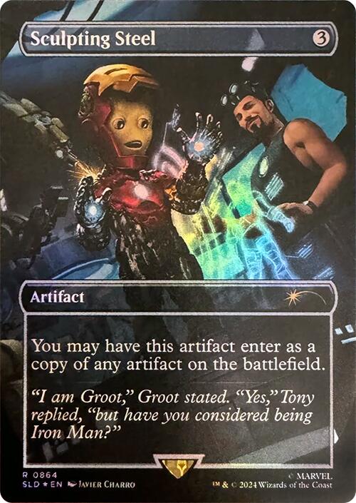 Sculpting Steel (Rainbow Foil)