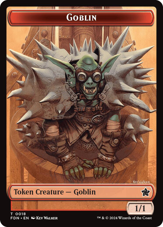 Goblin // Treasure Double-Sided Token