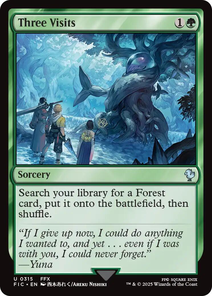 Three Visits (Surge Foil)