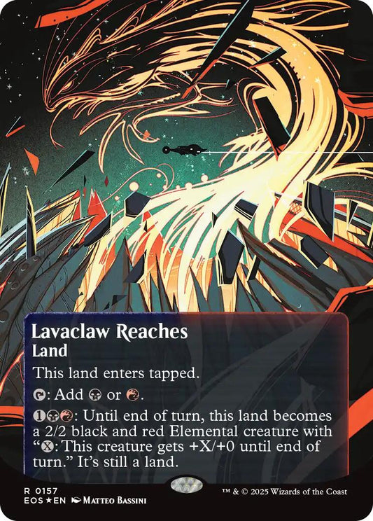 Lavaclaw Reaches (0157) (Borderless) (Galaxy Foil)