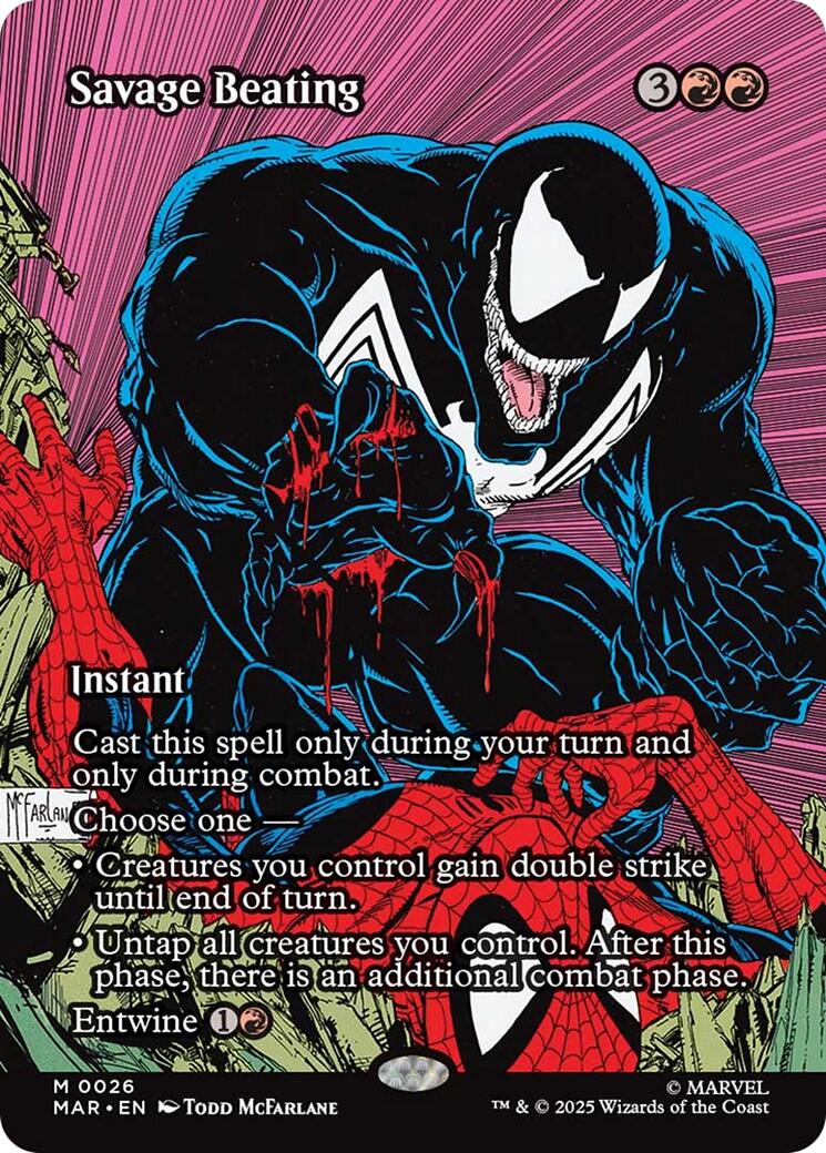 Savage Beating (Borderless)