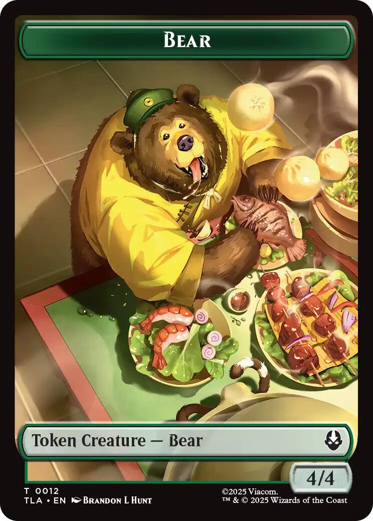 Bear // Food (0020) Double-Sided Token