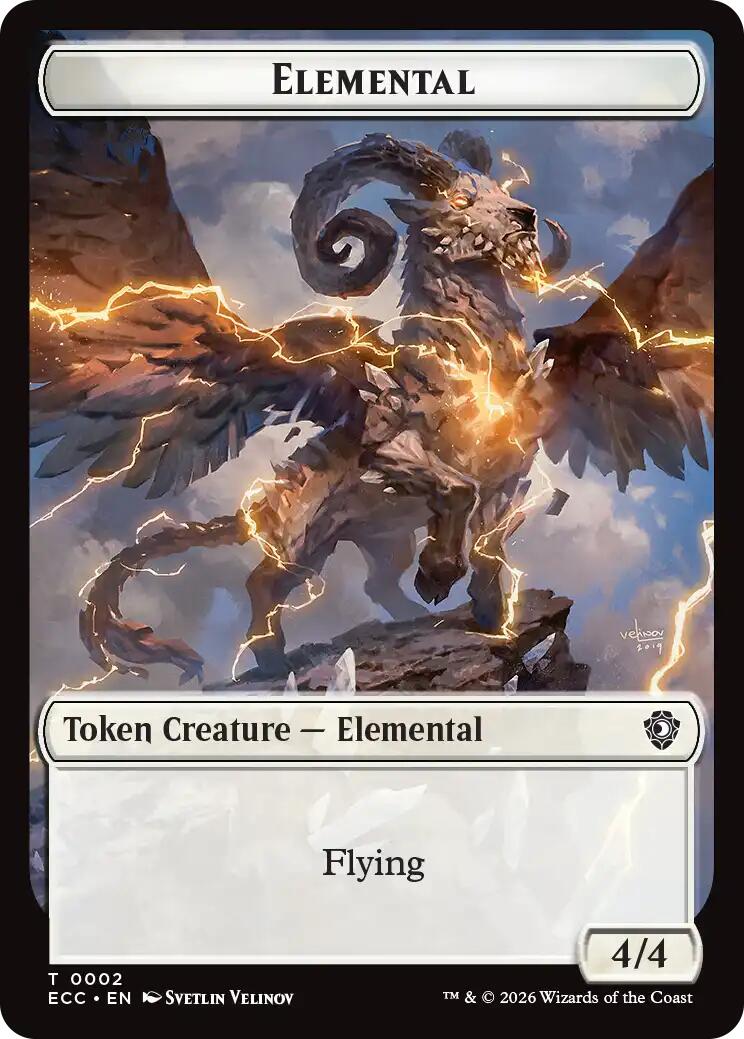 Elemental (0002) // Elemental (0009) Double-Sided Token