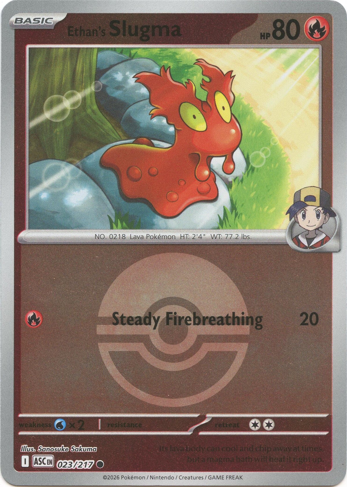 Ethan's Slugma (Poke Ball)