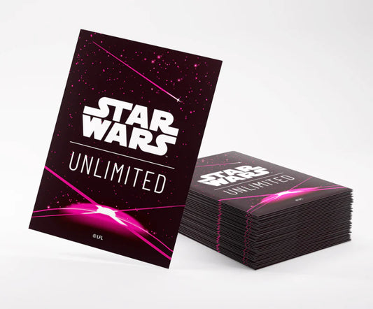Star Wars Unlimited Premium Art Sleeves (Magenta)