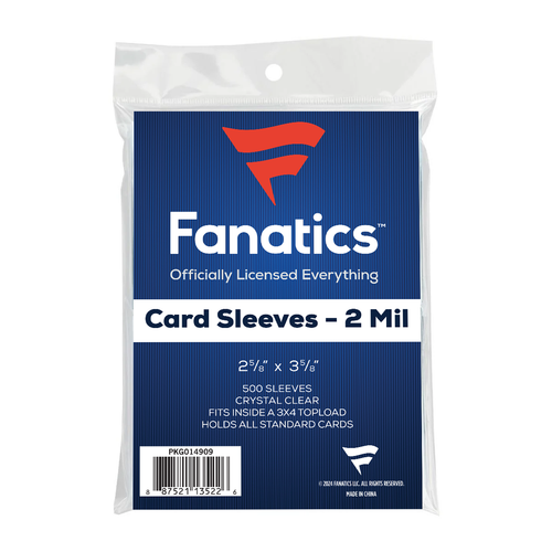 Fanatics- Card Sleeves - 2 mil 500 count