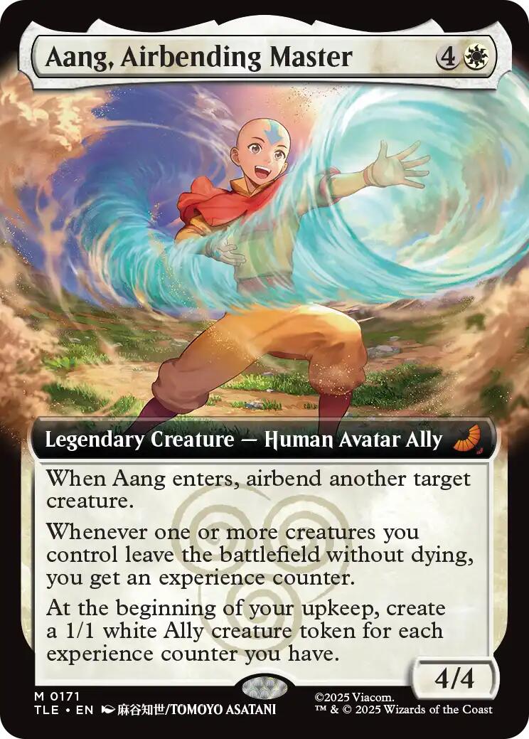 Aang, Airbending Master (Extended Art) [TLE - 171] - Atomili Collectables