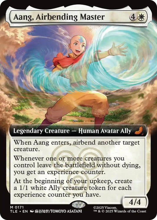 Aang, Airbending Master (Extended Art) [TLE - 171] - Atomili Collectables