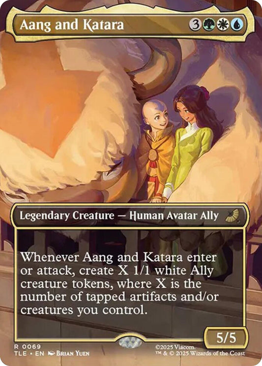 Aang and Katara (Borderless) [TLE - 69] - Atomili Collectables