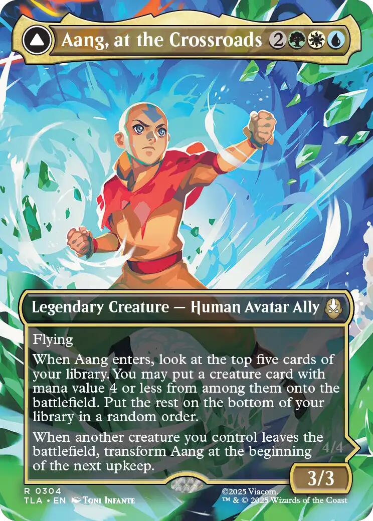 Aang, at the Crossroads (Borderless) [TLA - 304] - Atomili Collectables