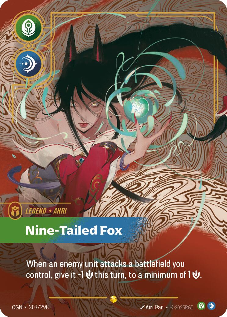 Ahri - Nine - Tailed Fox (Overnumbered) [OGN - 303/298] - Atomili Collectables