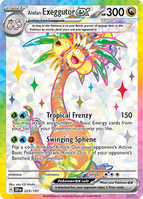 Alolan Exeggutor ex - 225/191 [SSP - 225/191] - Atomili Collectables