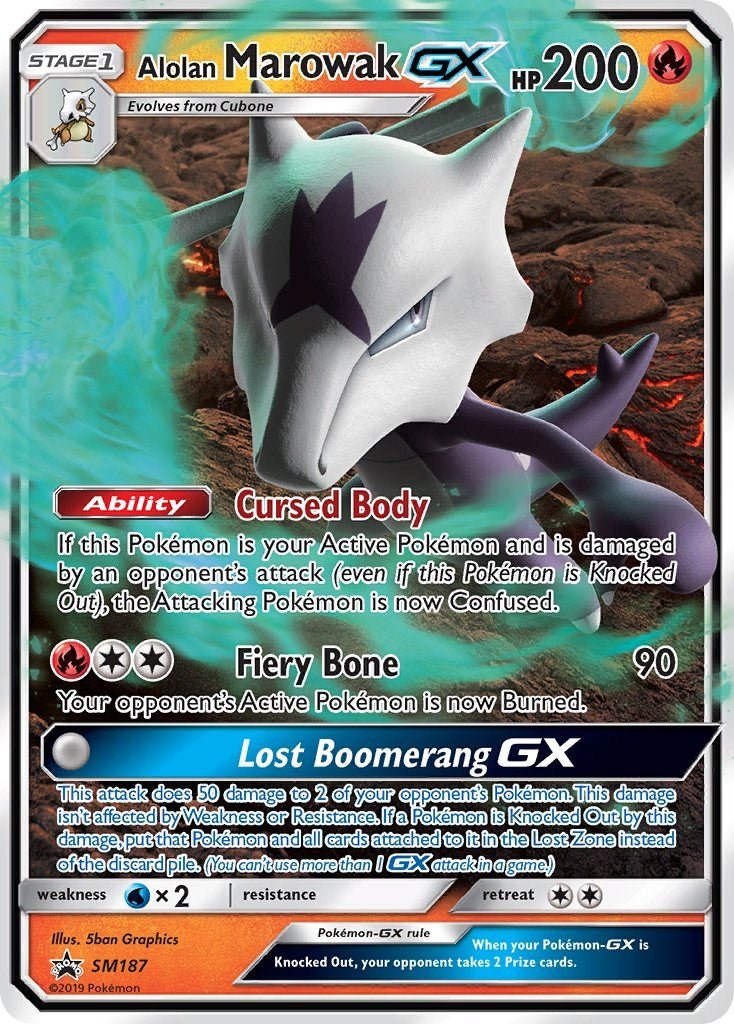 Alolan Marowak GX - SM187 [SMP - SM187] - Atomili Collectables