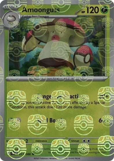 Amoonguss (Master Ball Pattern) [BLK - 011/086] - Atomili Collectables