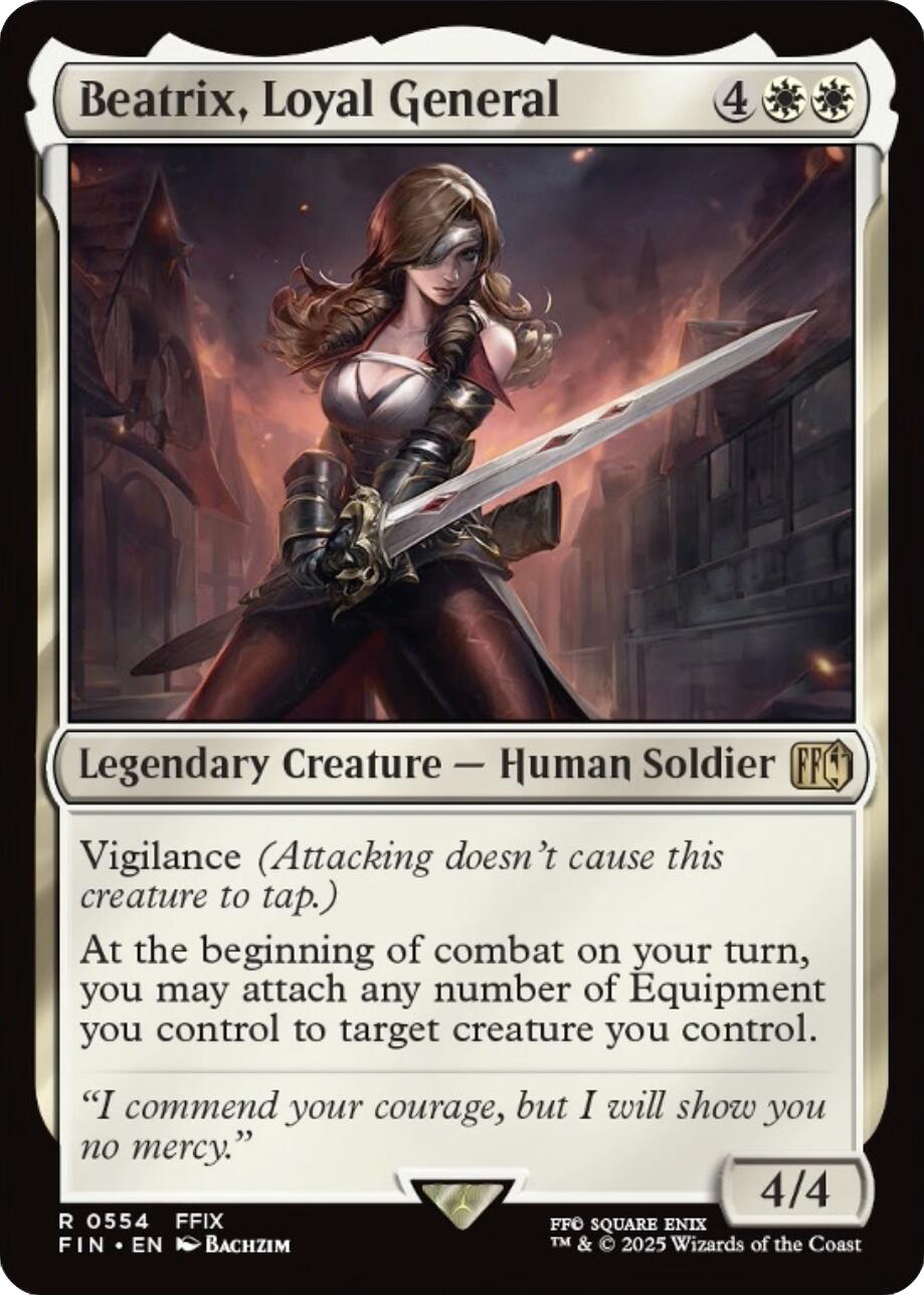 Beatrix, Loyal General [FIN - 554] - Atomili Collectables