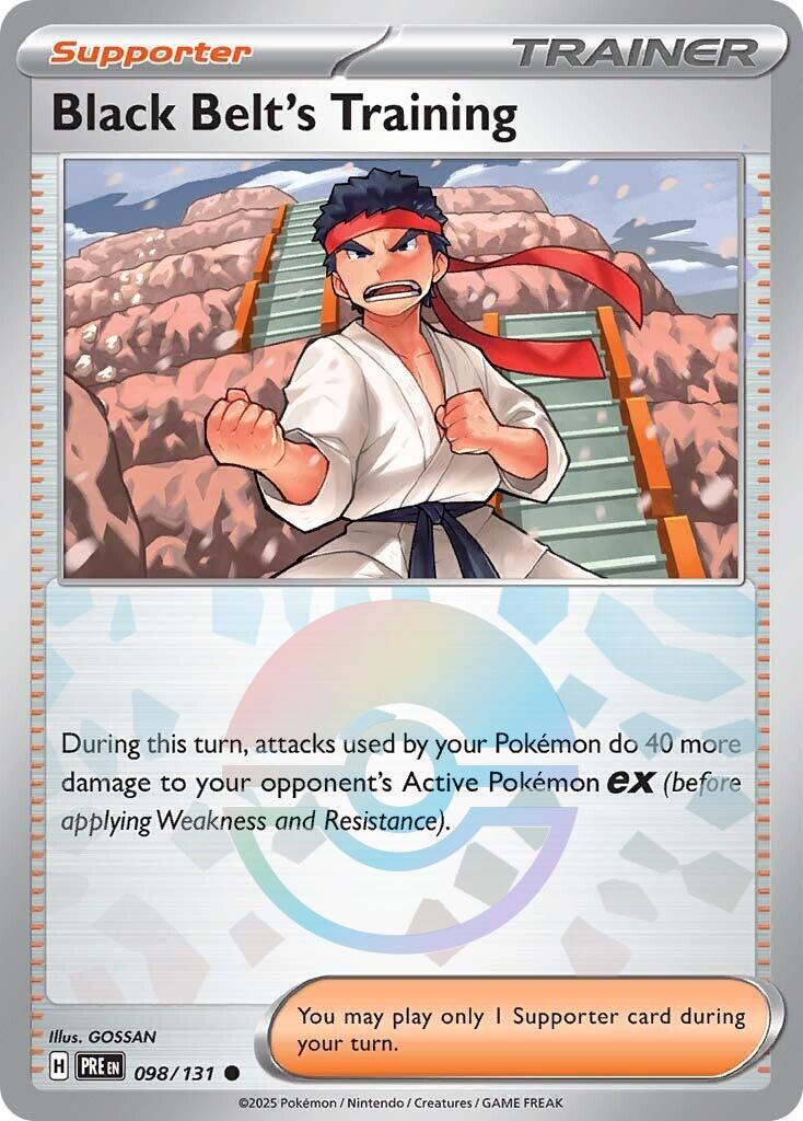 Black Belt's Training - 098/131 (Poke Ball Pattern) [PRE - 098/131] - Atomili Collectables