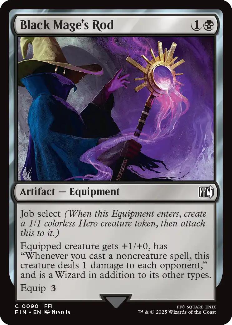 Black Mage's Rod [FIN - 90] - Atomili Collectables