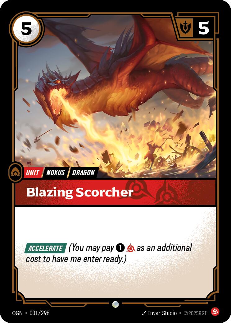 Blazing Scorcher [OGN - 001/298] - Atomili Collectables