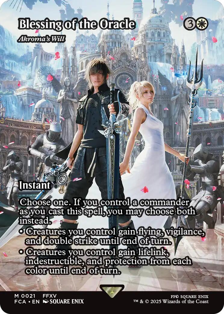 Blessing of the Oracle - Akroma's Will (Showcase) [FCA - 21] - Atomili Collectables