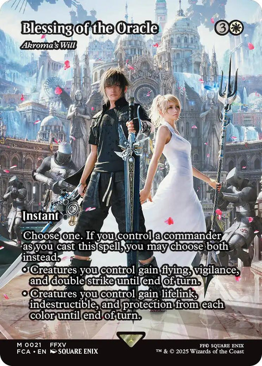 Blessing of the Oracle - Akroma's Will (Showcase) [FCA - 21] - Atomili Collectables