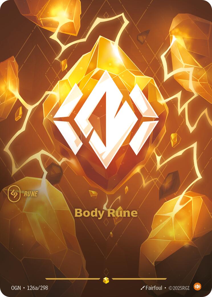 Body Rune (Alternate Art) [OGN - 126a/298] - Atomili Collectables
