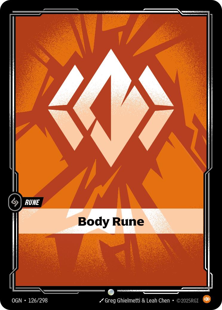 Body Rune [OGN - 126/298] - Atomili Collectables