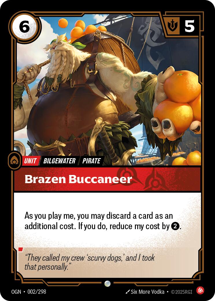 Brazen Buccaneer [OGN - 002/298] - Atomili Collectables
