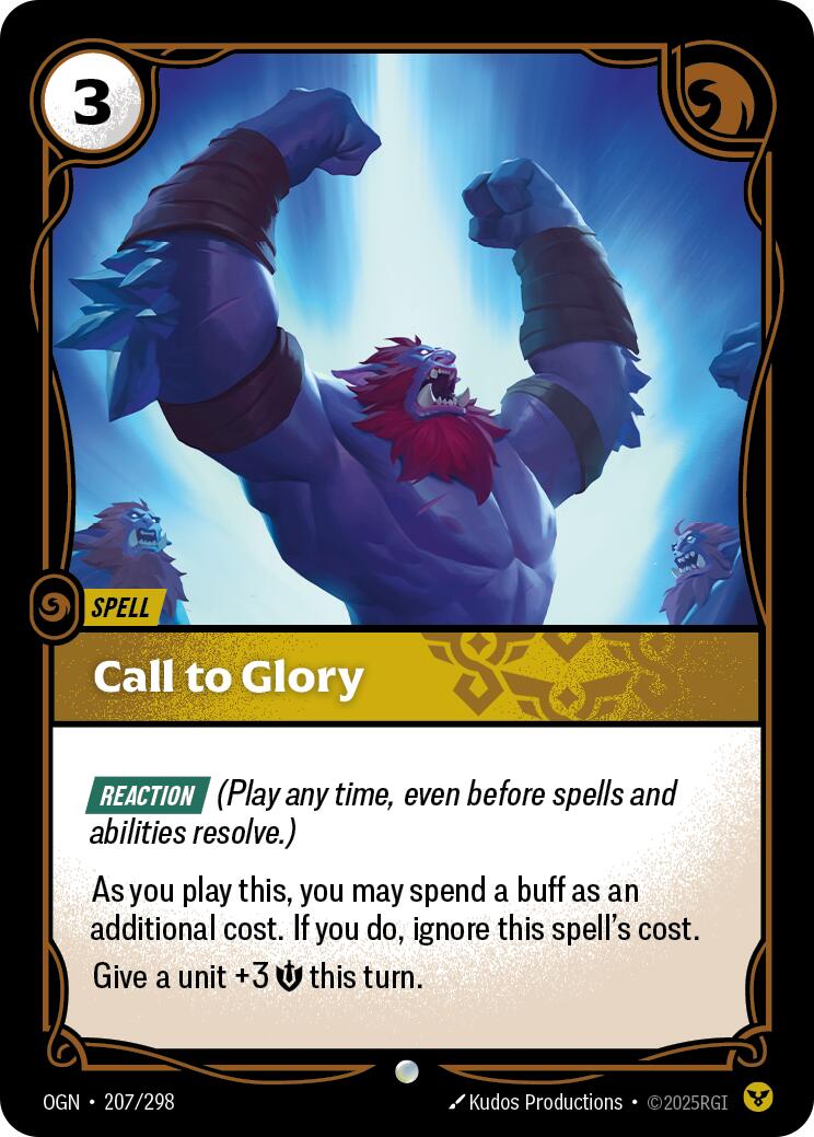 Call to Glory [OGN - 207/298] - Atomili Collectables