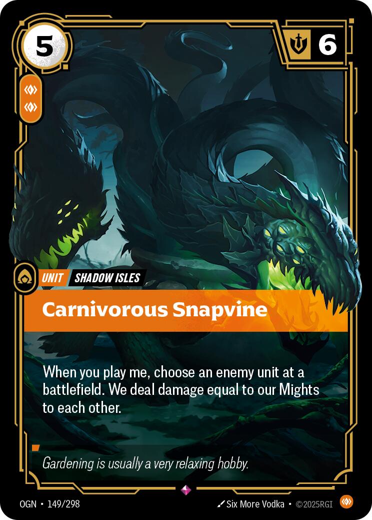 Carnivorous Snapvine [OGN - 149/298] - Atomili Collectables