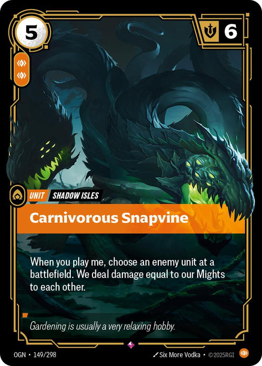 Carnivorous Snapvine [OGN - 149/298] - Atomili Collectables