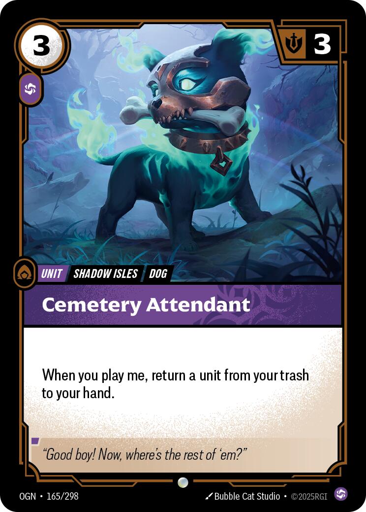 Cemetery Attendant [OGN - 165/298] - Atomili Collectables