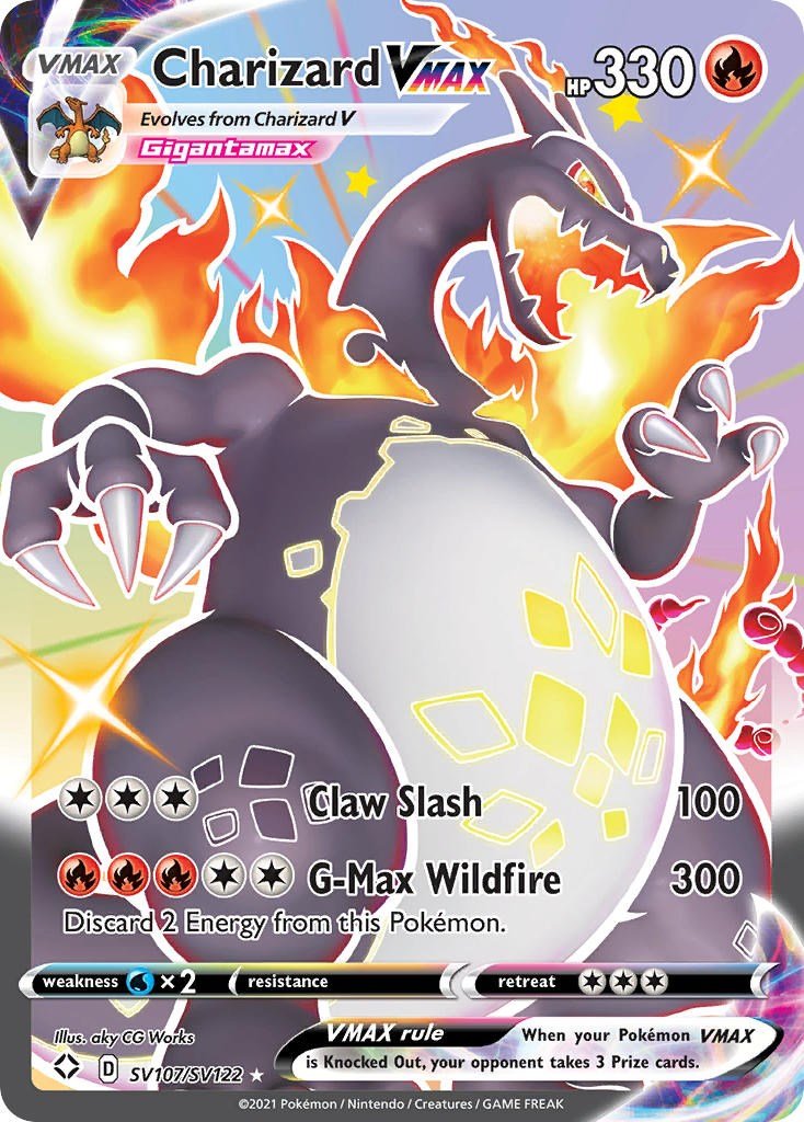 Charizard VMAX [SHFSV - SV107/SV122] - Atomili Collectables
