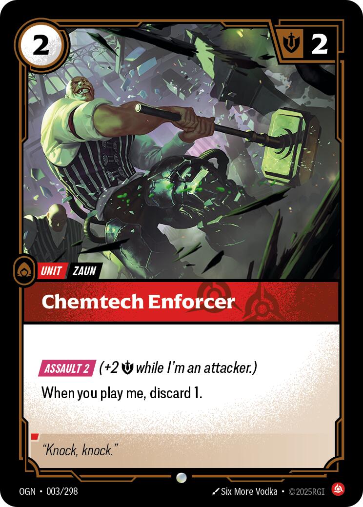 Chemtech Enforcer [OGN - 003/298] - Atomili Collectables