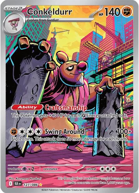 Conkeldurr - 127/086 [BLK - 127/086] - Atomili Collectables