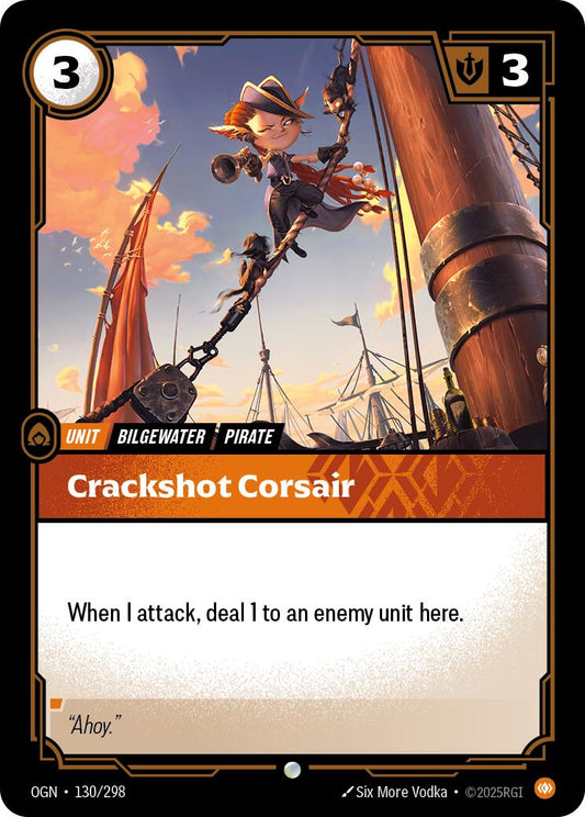 Crackshot Corsair [OGN - 130/298] - Atomili Collectables